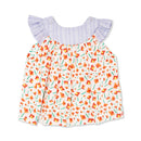 Organic Cotton Baby Girl Dress | Floral Print | Multicolour