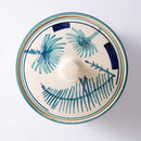 Ceramic Serving Bowl | Tureen with Lid | Blue | 1200 ml