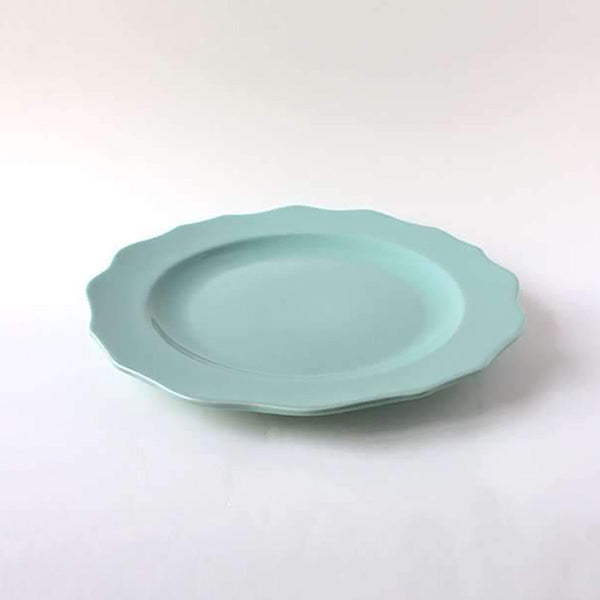 Ceramic Plates | Quarter Size | Round Shape | Mint Blue | 8.5 x 8.5 | Set of 2