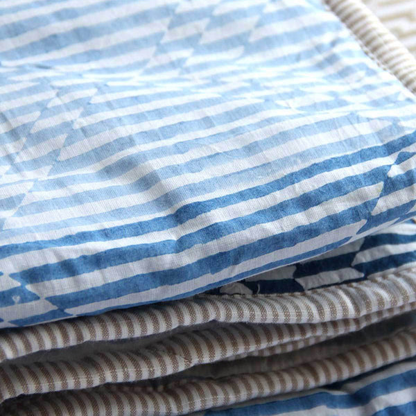 Cotton Quilt | Azira | Double | Blue