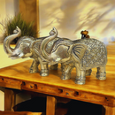 Brass Elephant Idols | Vastu compliant | Set of 2