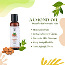 Sweet Almond Oil | Cold Pressed | Reduces Stretch Marks | 50 ml