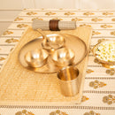 Kansa Thali Set of 24 | 144 Pieces | 11 inches | Boost Immunity