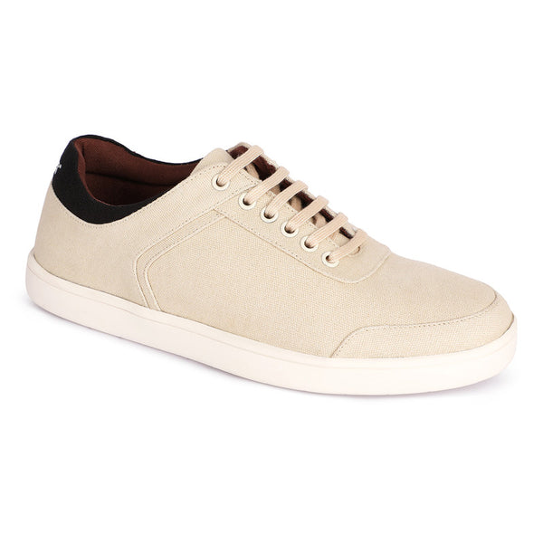 Paaduks Canvas Sneakers for Men | Beige