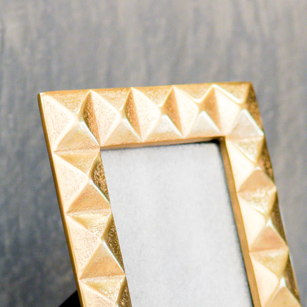 Brass Photo Frame | Rectange Shape | Gold | 4 x 6 inches