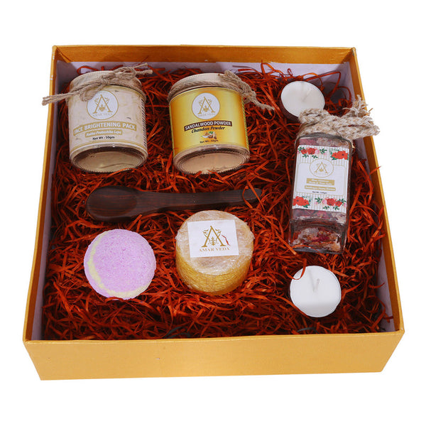 Festive Gift Hamper | Luxury Skin Enrichment Ayurveda Ritual Set | Set of 7