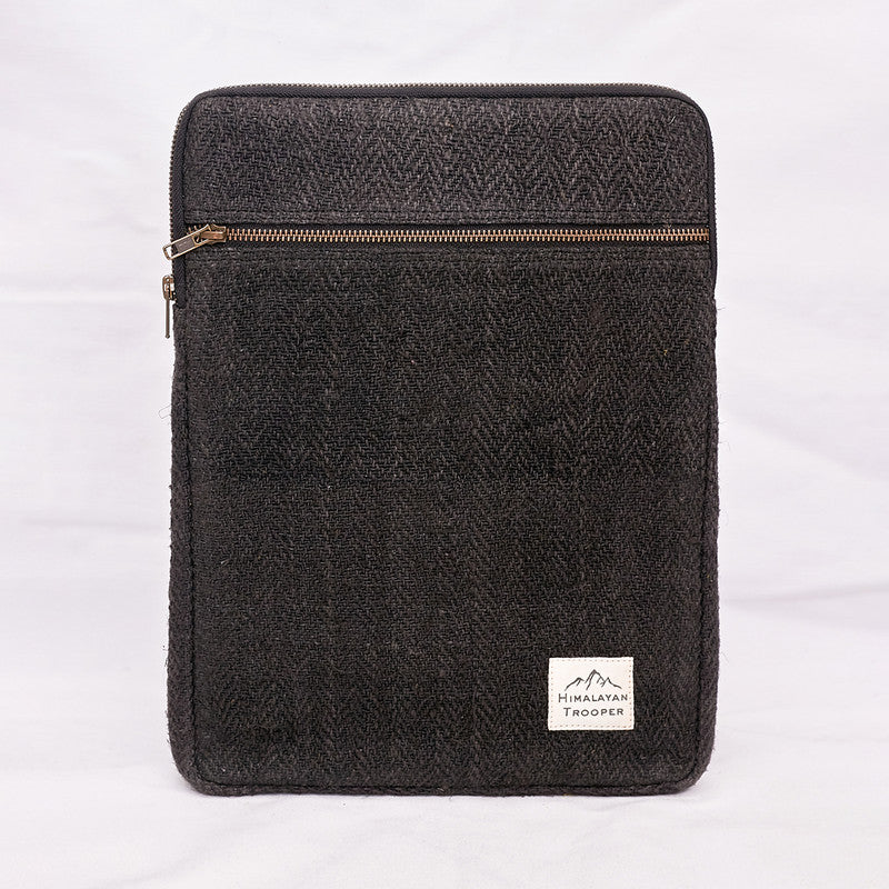 Hemp Laptop Sleeve Bag | Black | 15-16 inches