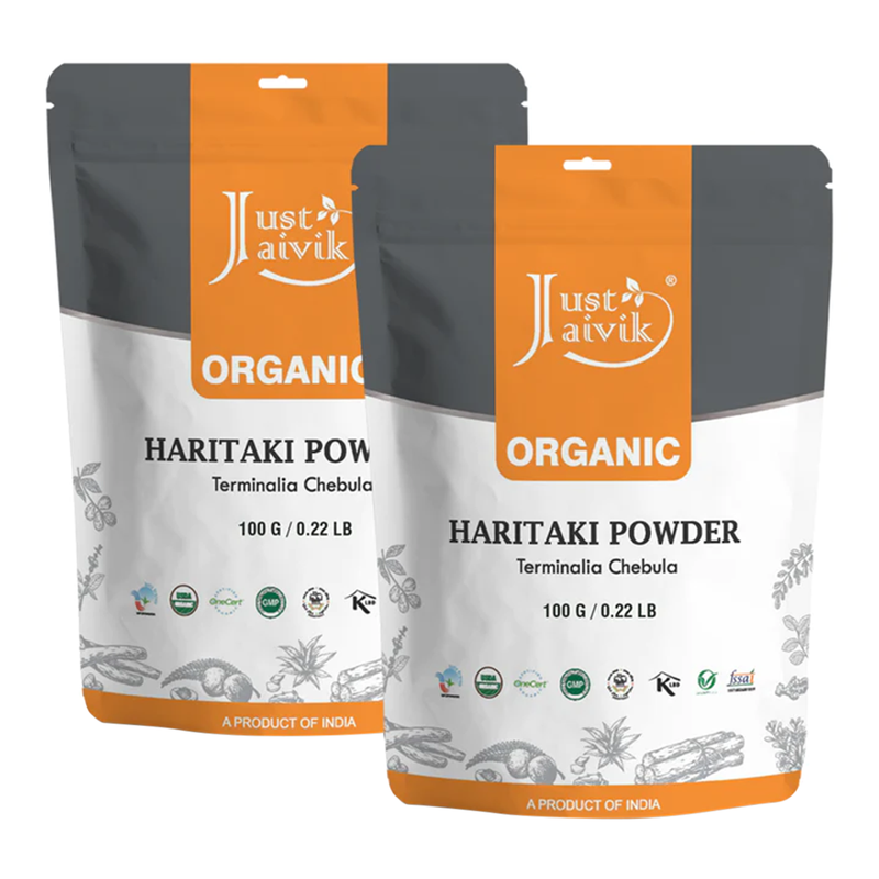 Organic Haritaki Powder | 100 g | Pack of 2 | Weight Loss Powder | Detoxify the Body