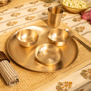 Kansa Thali Set of 24 | 144 Pieces | 11 inches | Boost Immunity