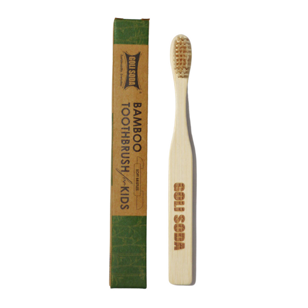 Bamboo Toothbrush for Kids | Plant-Based Blistters | Bpa-Free | Set Of 2