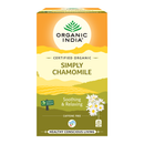 Organic India Chamomile Tea | Aid Insomnia & Stress | 25 Tea Bags | Pack of 2