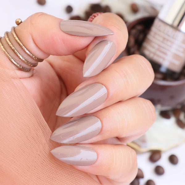 Gel Nail Polish | Cruelty Free | Coco Bean Light Brown | 8 ml