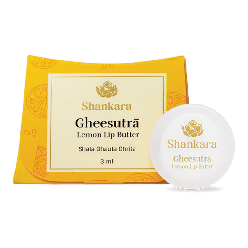 Lemon Lip Butter | Gheesutra | Soothes, Dry & Chapped Lips | 3 ml