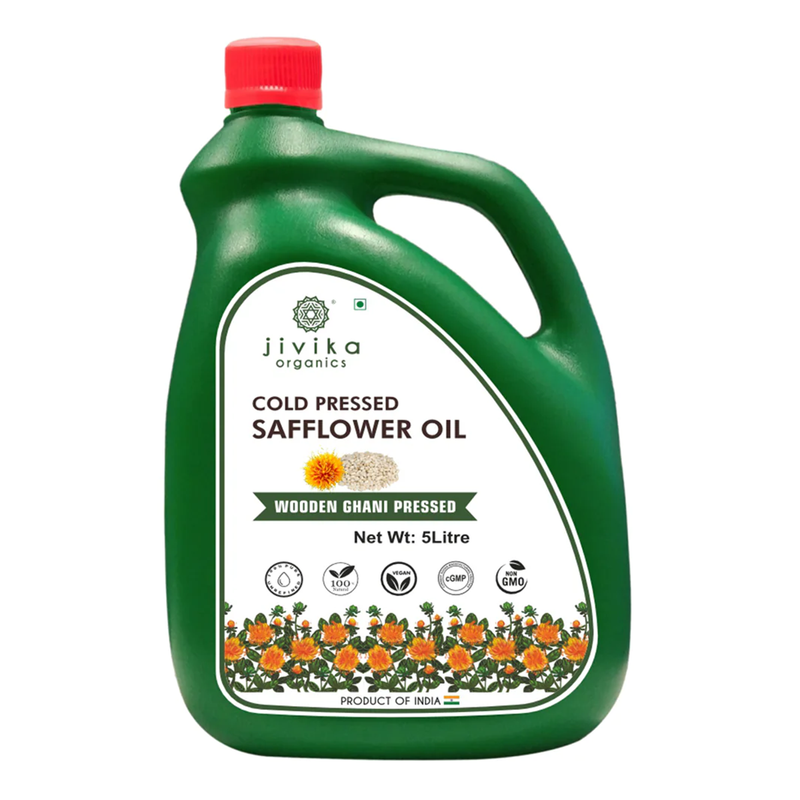 Safflower Oil | Natural Cold Pressed Oil | 5 L