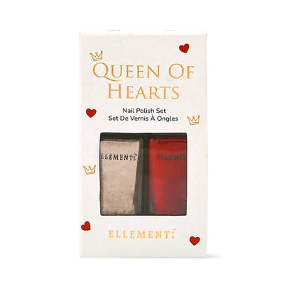 Natural Nail Polish | Vegan | Queen Of Hearts | Set of 2