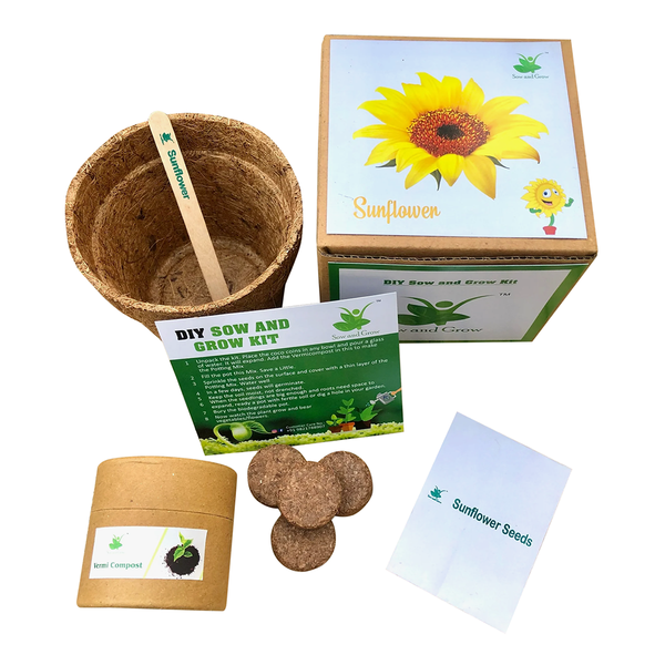 Eco friendly Gifts | DIY Gardening Kit | Sunflower