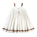 Chanderi Dress For Girls | Cotton | White