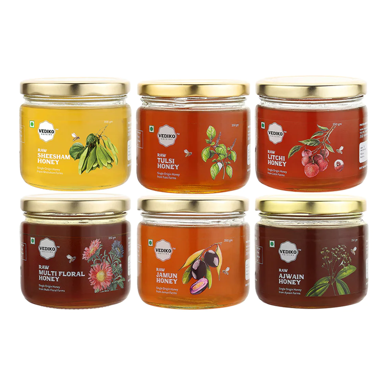 Assorted Honey Combo | 350 g | Pack of 6