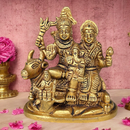 Brass Shiv Parivar Idol | Gold