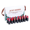 Just Herbs Mini Lipstick Combo | Sampler Kit | Pack of 16