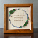 Wooden Affirmation Frame | Gratitude | Brown