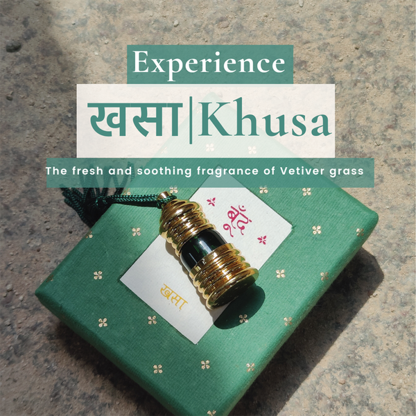 Anniversary Gifts |Attar Perfume | Khusa Vetiver Grass Fragrance | 3ml