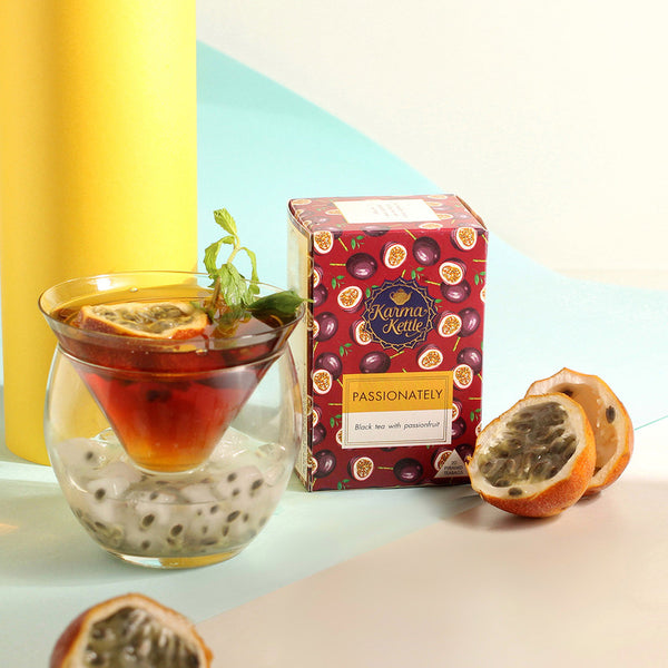 Passionately Iced Tea | Assam Black Tea & Lavender Flower | 20 Pyramid Teabags