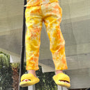 Cotton Kurta Shirt with Pant for Kids | Yellow & Orange