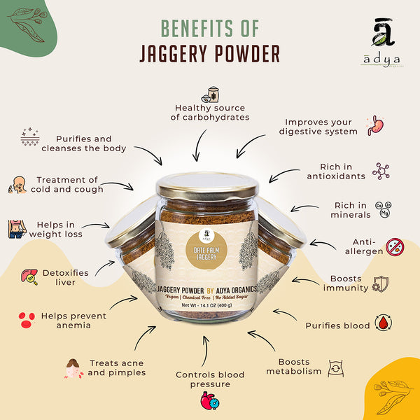 Date Palm Jaggery Powder | Vegan | 400 g