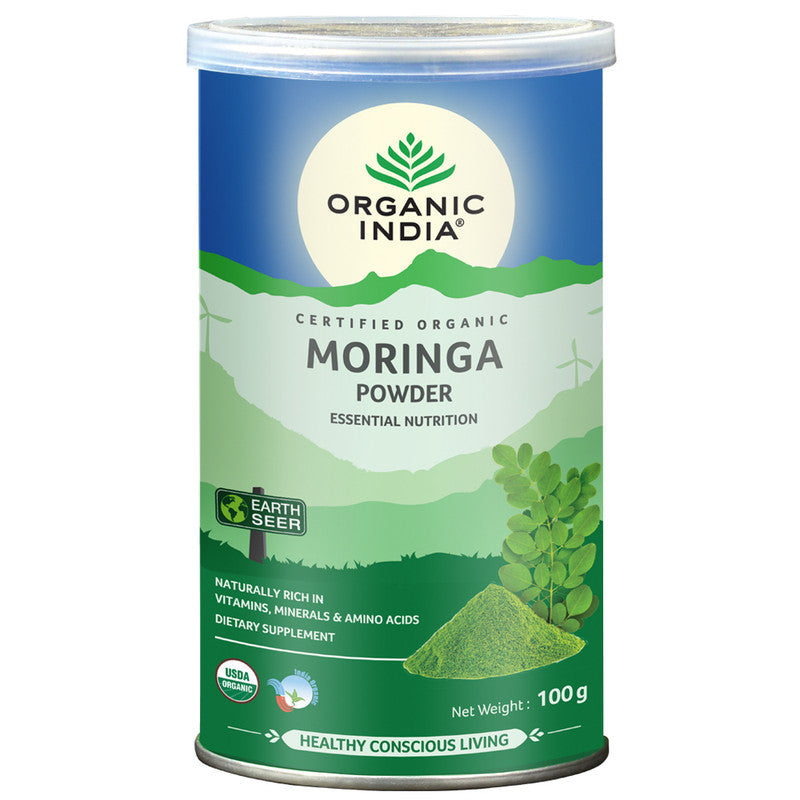Organic India Moringa Powder | 100 g | Pack of 2