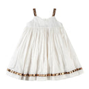 Chanderi Dress For Girls | Cotton | White