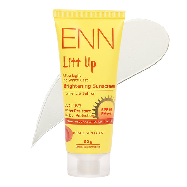 Brightening Sunscreen | Turmeric & Saffron | SPF 50 PA+++ | 50 g