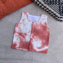 Muslin Jabla and Shorts Set for Kids | Tie-Dye | Rust Brown