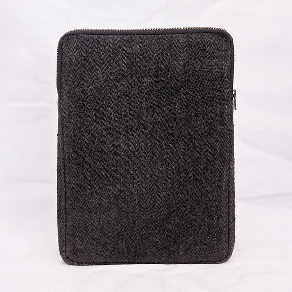 Hemp Laptop Sleeve Bag | Black | 15-16 inches