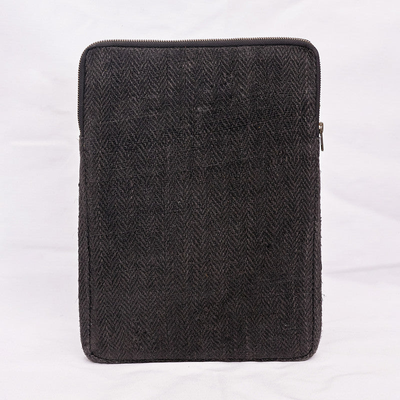 Hemp Laptop Sleeve Bag | Black | 15-16 inches