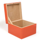 Glass Jewellery Utility Box | Orange