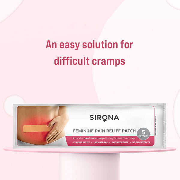 Sirona Feminine Pain Relief Patches | Instant Relief | 5 Patches