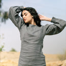 Linen Dress for Women | Dark Grey