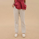 Linen Trouser for Women | Beige | Straight Fit