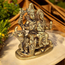 Brass Shiv Parivar Idol | Gold