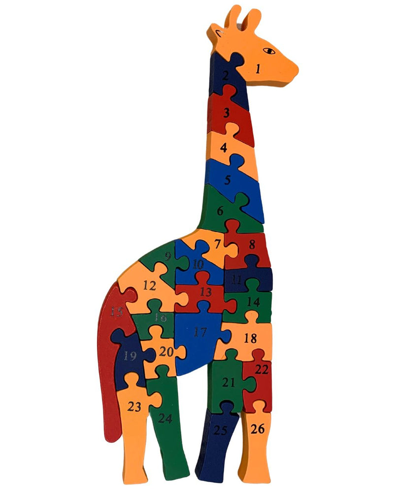 Educational Toys for Kids | Learning Alphabets & Numbers | Giraffe Puzzle Game | 26 Pcs