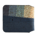 Cork Men Bi-Fold Wallet | Prussian Blue