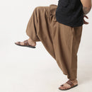 Cotton Harem Pants for Men | Khaki