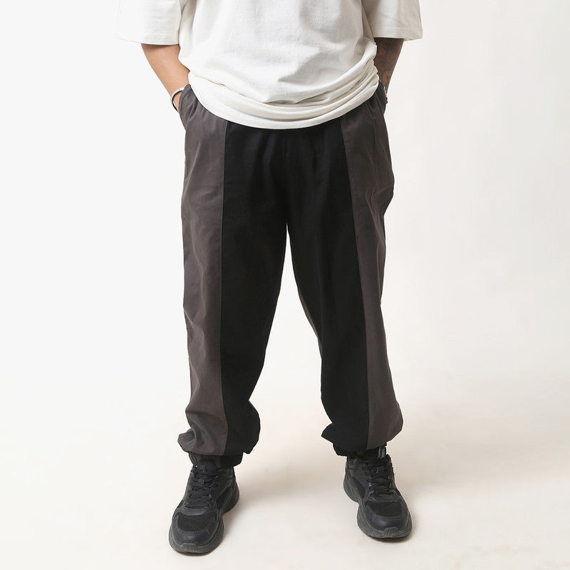 Cotton Joggers Pants for Men | Black & Grey