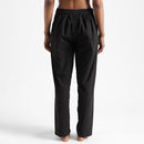 Organic Cotton Pants for Women | Slim Fit | Black