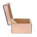 Glass Jewellery Utility Box | Rose Gold