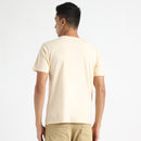 Organic Cotton T-Shirt for Men | Natural Dyed | Rust Cream