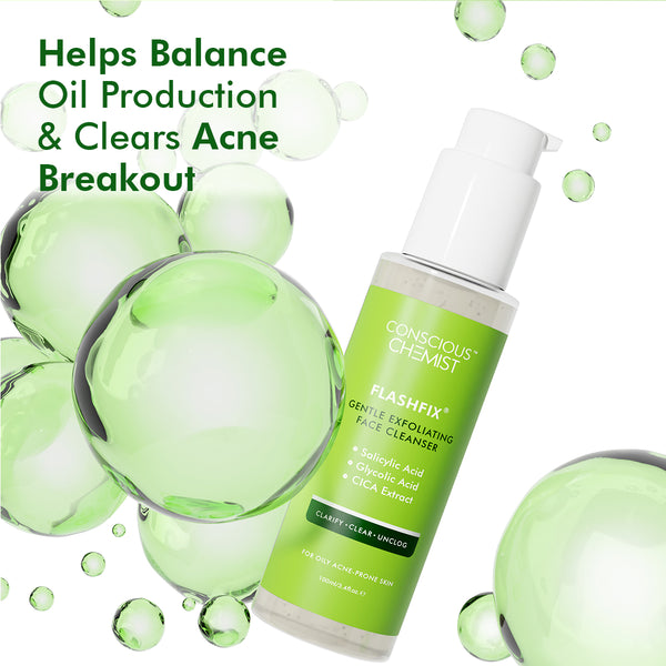 Salicylic Acid Face Wash | For Oily Acne Prone Skin With Glycolic Acid &CICA Extract | 100 ml