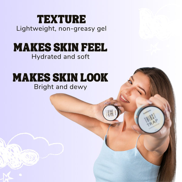 Hydrating Face Gel | Dry Skin, Lightweight, Moisturizing Gel | Squalene & Calendula Extract | 100 ml