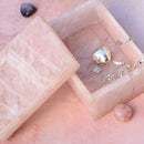 Agate Jewellery Utility Box | Rose Quartz | Pink